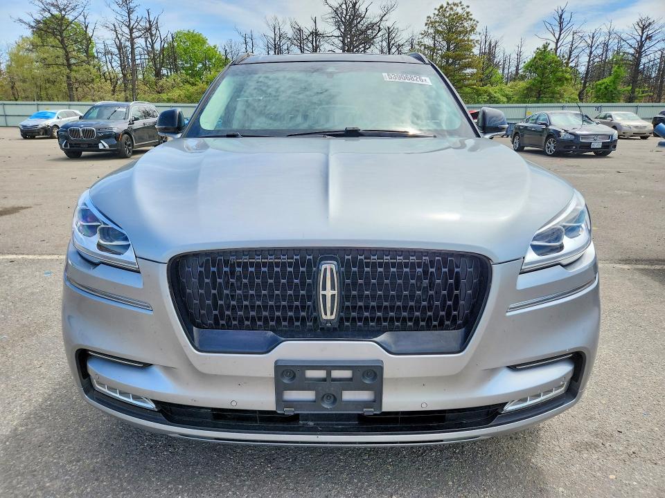 2023 Lincoln Aviator VIN 5LM5J9XC0PGL21358 COPART salvage auction — Rear End, NY - MV-907A SALVAGE CERTIFICATE, sold $17,700 on 2026-06-24 (photo 5)