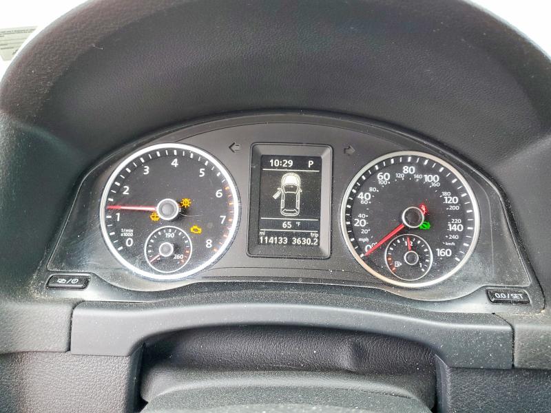 2016 Volkswagen Tiguan VIN WVGAV7AX2GW612956 COPART salvage auction — FRONT END, Pa - Certificate Of Salvage, sold $1,550 on 2026-07-10 (photo 9)