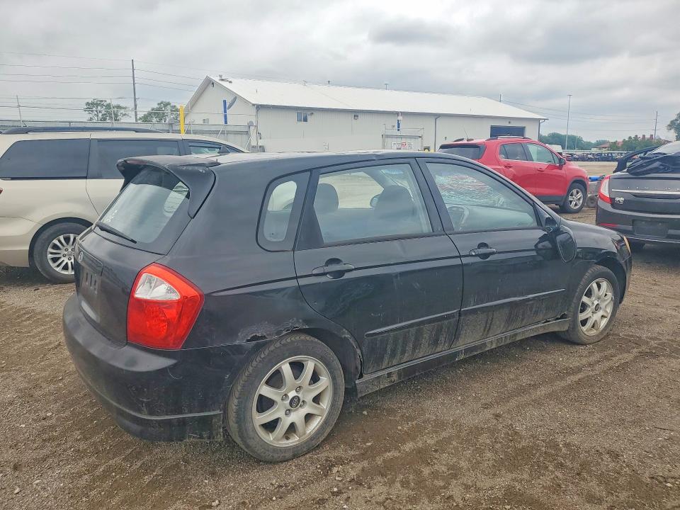 2005 Kia Spectra VIN KNAFE161855117902 COPART salvage auction — ROOF, Ia - Cert Of Title-Salvage Title, sold $475 on 2026-07-06 (photo 3)