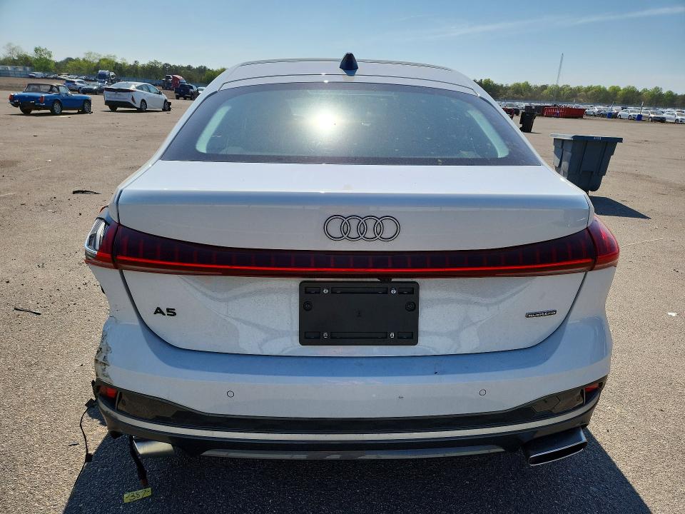 2025 Audi A5 VIN WAU2BCFU3SN081352 COPART salvage auction — REAR END, Ny - Mv-907A Salvage Certificate, sold $16,700 on 2026-07-15 (photo 6)