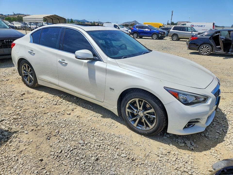 2017 Infiniti Q50 VIN JN1EV7AP3HM741505 COPART salvage auction — REAR END, Ca - Salvage Certificate, sold $3,000 on 2026-07-09 (photo 4)