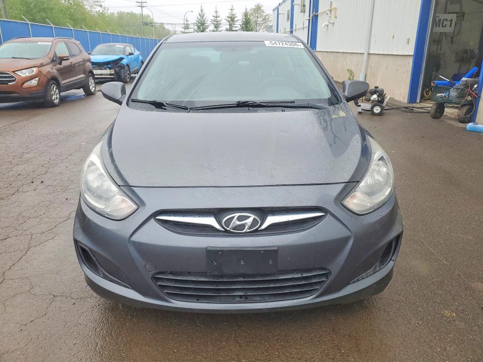 2012 Hyundai Accent VIN KMHCT5AE3CU048564 COPART salvage auction — FRONT END, Nb - Clean Title, sold $275 on 2026-07-30 (photo 5)
