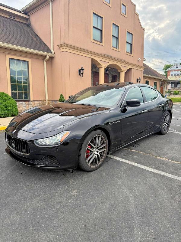 2015 Maserati Ghibli VIN ZAM57RTA0F1132975 COPART salvage auction — MINOR DENT/SCRATCHES, Mt - Certificate Of Title (P), sold $10,000 on 2026-07-10 (photo 1)