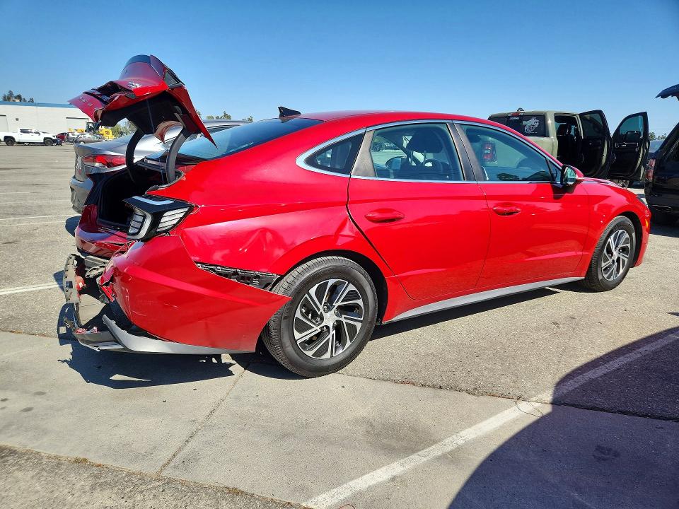 2020 Hyundai VIN KMHL24JJ1LA015350 COPART salvage auction — REAR END, Ca - Salvage Certificate, sold $3,100 on 2026-07-28 (photo 3)