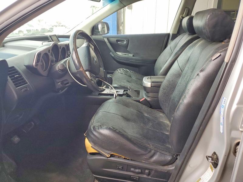 2007 Nissan Murano VIN JN8AZ08W07W615579 COPART salvage auction — REAR END, Wa - Bill Of Sale, sold $325 on 2026-07-06 (photo 7)