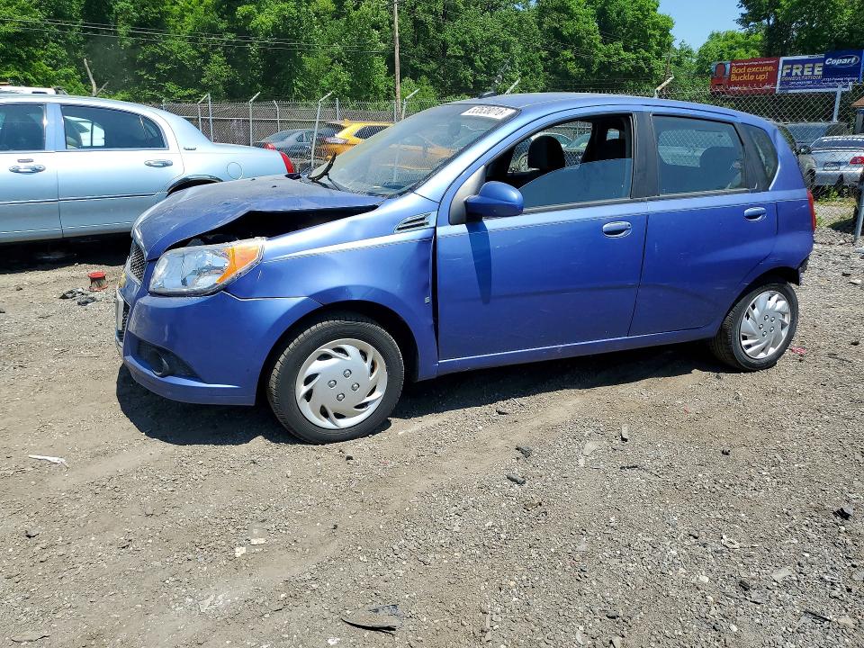 2009 Chevrolet Aveo VIN KL1TD66EX9B620919 COPART salvage auction — FRONT END, Md - Cert Of Salvage > 75% Damage, sold $325 on 2026-07-14 (photo 1)