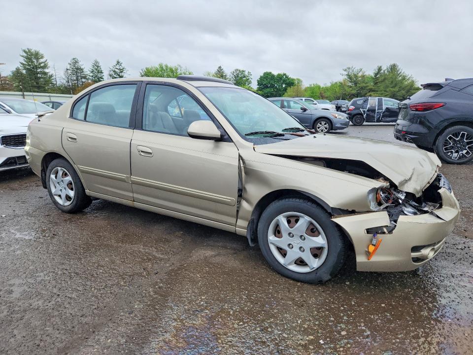 2005 Hyundai Elantra VIN KMHDN46D85U108768 COPART salvage auction — FRONT END, Pa - Certificate Of Salvage, sold $400 on 2026-07-07 (photo 4)