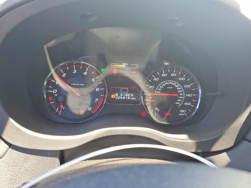 2021 Subaru Wrx VIN JF1VA1A63M9818308 COPART salvage auction — SIDE, Or - Salvage Title Certificate, sold $5,200 on 2026-07-08 (photo 9)