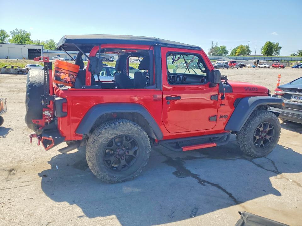2020 Jeep Wrangler / VIN 1C4GJXAN7LW278586 COPART salvage auction — WATER/FLOOD, Mo - Salvage Certificate Of Title, sold $6,500 on 2026-07-10 (photo 3)