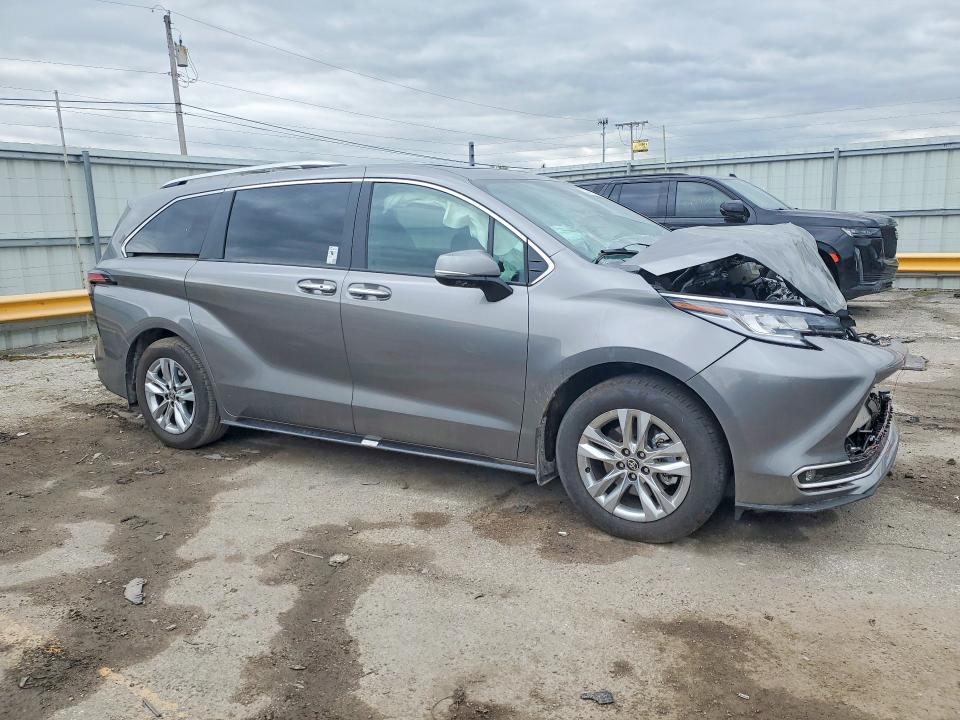 2026 Toyota Sienna VIN 5TDZSKFC5TS242881 COPART salvage auction — FRONT END, In - Cert Of Title-Salvage Title, sold $14,500 on 2026-07-20 (photo 4)