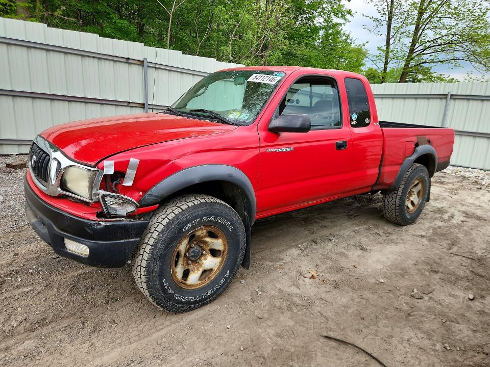 2002 Toyota Tacoma VIN 5TEWM72N02Z059858 COPART salvage auction — FRONT END, Vt - Cert Of Title-Salvage Vehicle, sold $675 on 2026-07-06 (photo 1)