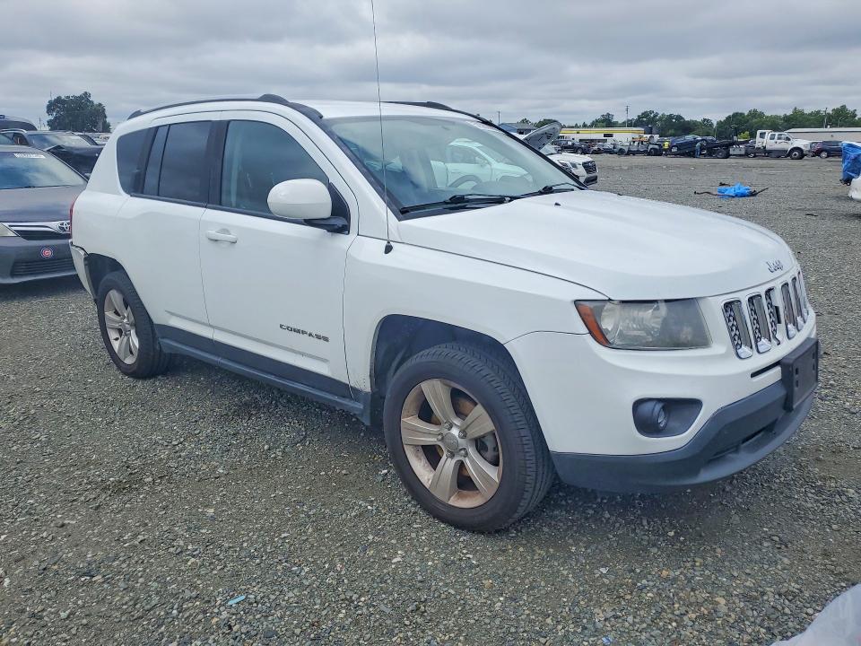 2016 Jeep Compass VIN 1C4NJDEB1GD617110 COPART salvage auction — REAR END, Ca - Salvage Certificate, sold $675 on 2026-07-02 (photo 4)