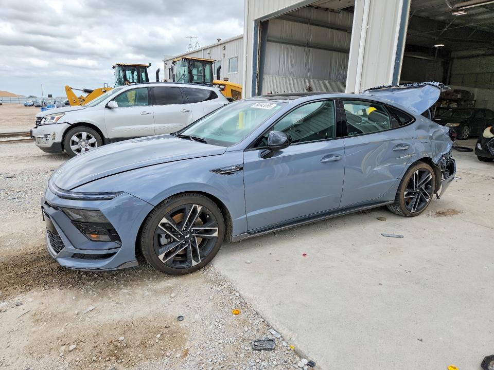 2024 Hyundai Sonata VIN KMHL54JCXRA352858 COPART salvage auction — REAR END, Ne - Cert Of Title-Salvage, sold $8,200 on 2026-07-14 (photo 1)