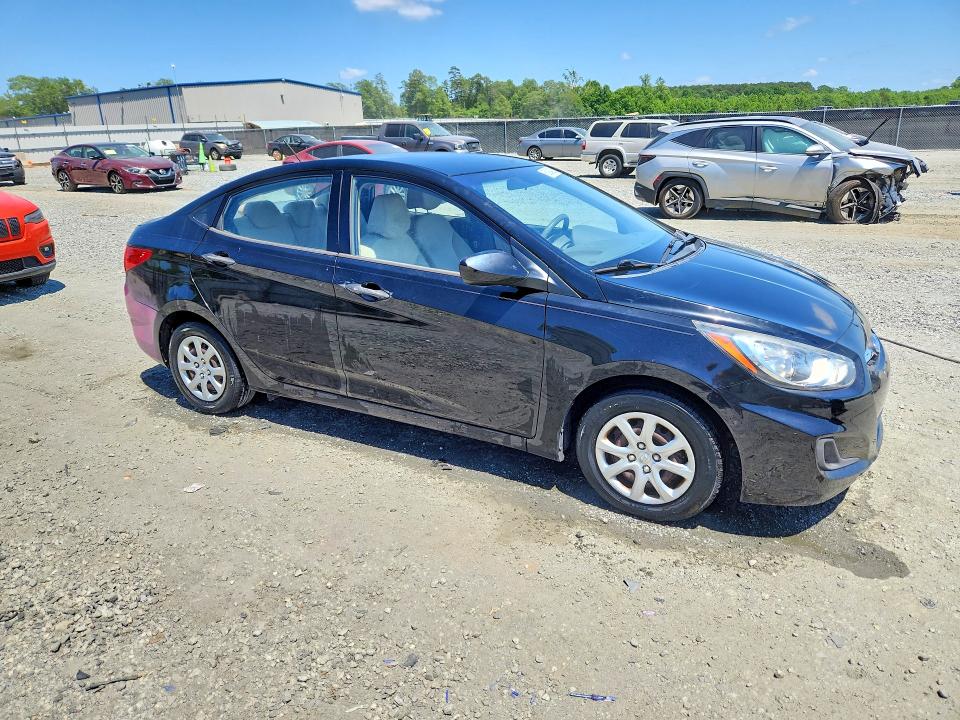 2014 Hyundai Accent VIN KMHCT4AE0EU767039 COPART salvage auction — UNDERCARRIAGE, Sc - Cert Of Title-Salvage, sold $725 on 2026-07-20 (photo 4)