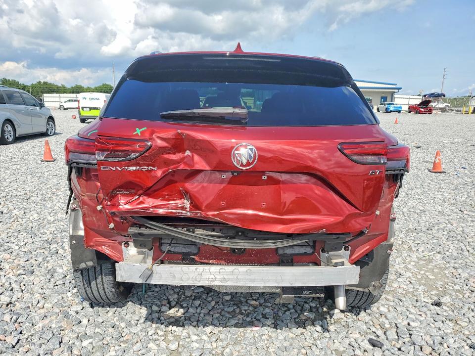 2021 Buick Envision VIN LRBAZLR45MD107933 COPART salvage auction — REAR END, FL - CERT OF TITLE SLVG REBUILDABLE, sold $6,100 on 2026-07-02 (photo 6)