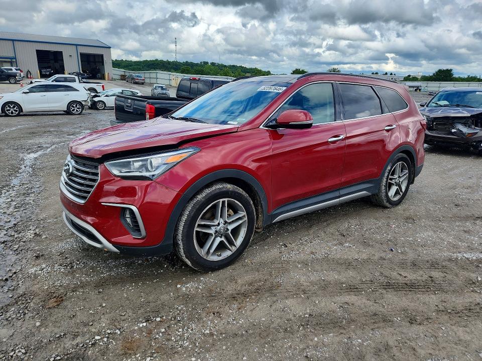 2017 Hyundai Santa fe VIN KM8SR4HF9HU216637 COPART salvage auction — FRONT END, Ky - Cert Of Title-Salvage, sold $5,800 on 2026-07-30 (photo 1)