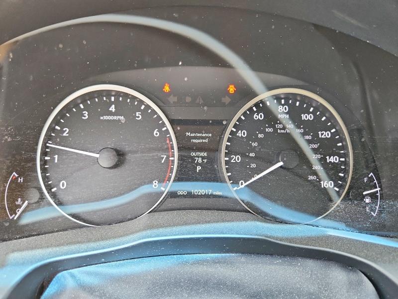 2013 Lexus ES VIN JTHBK1GG2D2042352 COPART salvage auction — FRONT END, Il - Salvage Certificate, sold $2,600 on 2026-07-14 (photo 9)