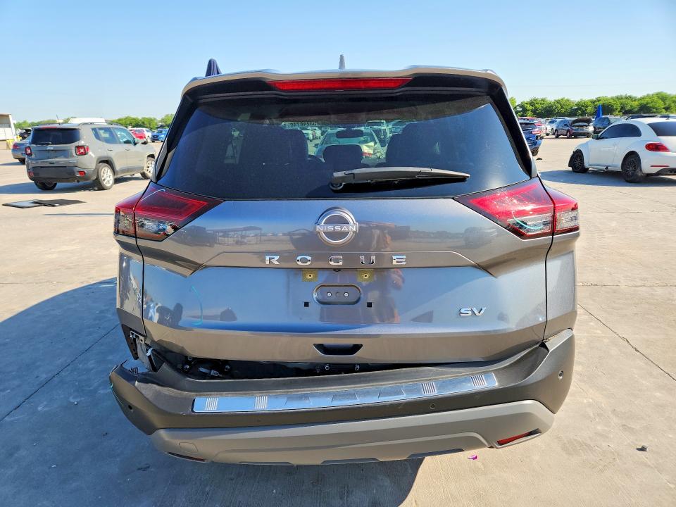 2023 Nissan Rogue VIN JN8BT3BA6PW411907 COPART salvage auction — ROOF, Tx - Certificate Of Title, sold $225 on 2026-07-09 (photo 6)