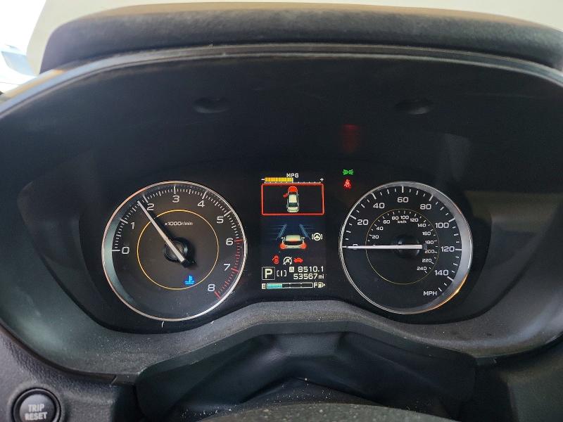 2022 Subaru Xv VIN JF2GTHSC0NH213326 COPART salvage auction — HAIL, Salvage Title, sold $800 on 2026-07-21 (photo 9)