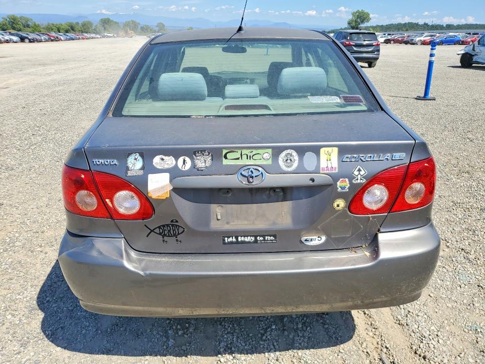 2005 Toyota Corolla VIN 1NXBR30E65Z373020 COPART salvage auction — REAR END, Ca - Dis/Dlr/Exp Only Lien Papers, sold $725 on 2026-07-10 (photo 6)