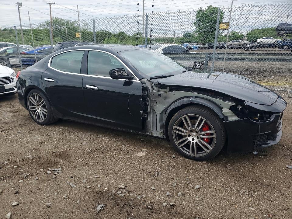 2018 Maserati Ghibli VIN ZAM57YTL7J1290833 COPART salvage auction — SIDE, Md - Cert Of Salvage > 75% Damage, sold $2,800 on 2026-07-23 (photo 4)