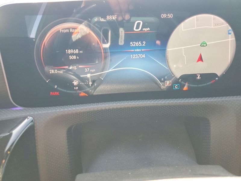2020 Mercedes-benz Cla-class VIN WDD5J4GB3LN037204 COPART salvage auction — Burn Engine, CA - SALVAGE CERTIFICATE, sold $5,800 on 2026-07-20 (photo 9)