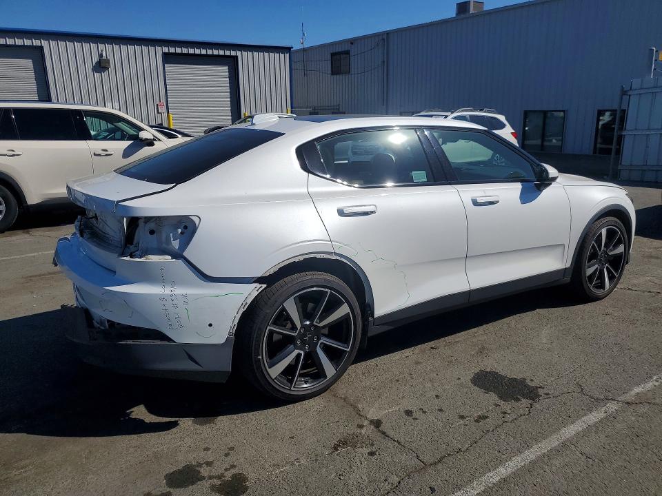 2021 Polestar 2 VIN LPSED3KA5ML018203 COPART salvage auction — REAR END, Ca - Salvage Certificate, sold $7,500 on 2026-07-06 (photo 3)