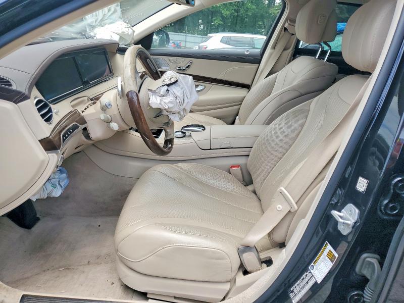 2016 Mercedes-benz S-klasse VIN WDDUG8FB1GA215692 COPART salvage auction — FRONT END, Ga - Cert Of Title-Salvage, sold $4,250 on 2026-07-10 (photo 7)