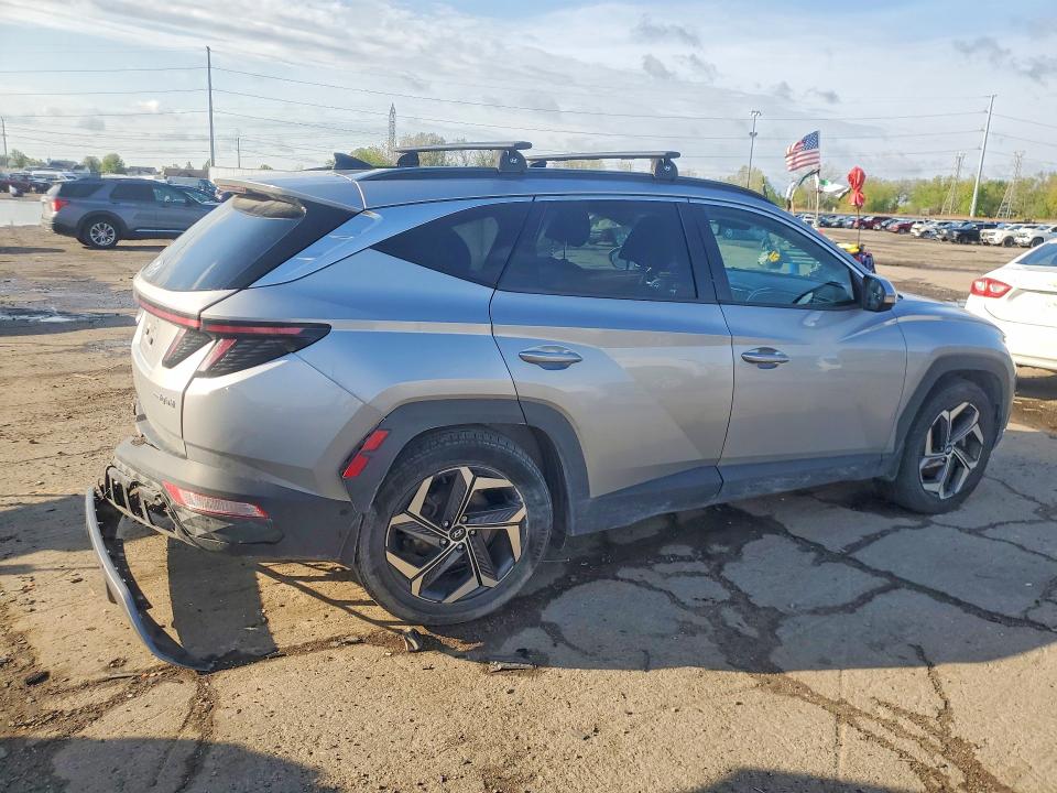 2022 Hyundai Tucson VIN KM8JECA1XNU045425 COPART salvage auction — REAR END, MI - CERT OF TITLE-SALVAGE VEHICLE, sold $10,400 on 2026-07-10 (photo 3)
