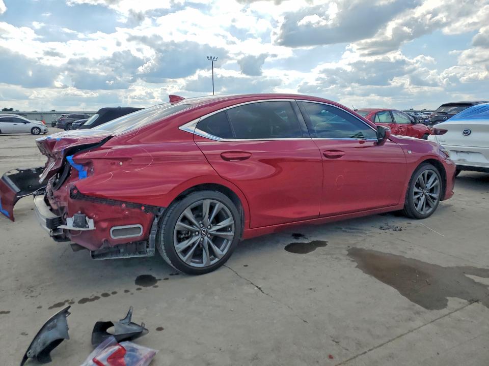 2020 Lexus ES VIN 58AGZ1B13LU056323 COPART salvage auction — REAR END, Tx - Salvage Vehicle Title, sold $13,500 on 2026-07-09 (photo 3)