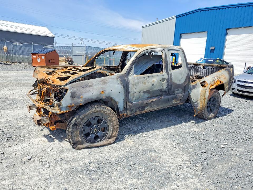 2010 Toyota Tacoma VIN 5TEUU4EN5AZ687432 COPART salvage auction — BURN, Ns - Cert Of Reg - Non-Repairable, sold $375 on 2026-07-02 (photo 1)