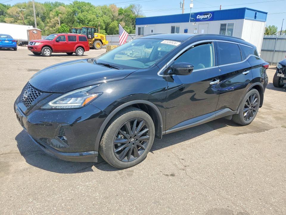 2024 Nissan Murano VIN 5N1AZ2BS0RC127875 COPART salvage auction — HAIL, Mn - Cert Of Title-Salvage, sold $11,600 on 2026-07-02 (photo 1)