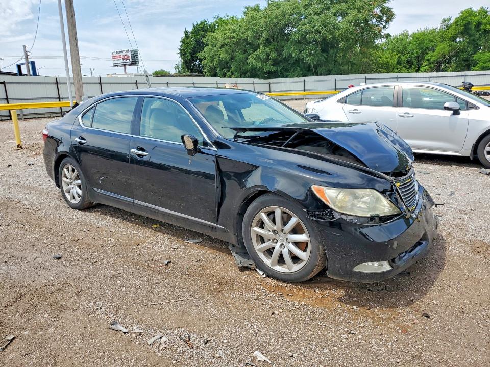 2007 Lexus Ls 460 VIN JTHGL46F675006163 COPART salvage auction — FRONT END, OK - CERT OF TITLE-SALVAGE, sold $575 on 2026-07-16 (photo 4)