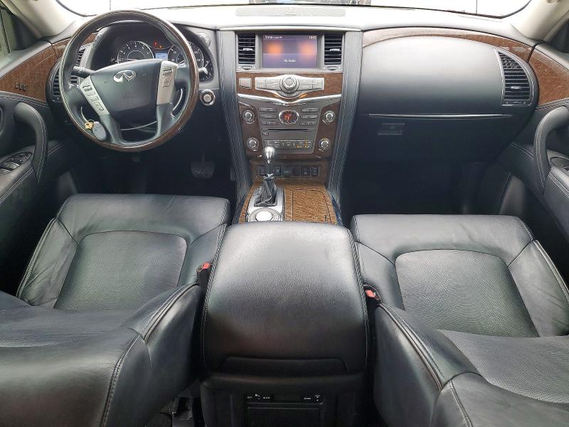 2015 Infiniti Qx80 VIN JN8AZ2NF5F9573567 COPART salvage auction — FRONT END, Tx - Certificate Of Title, sold $2,500 on 2026-07-03 (photo 8)