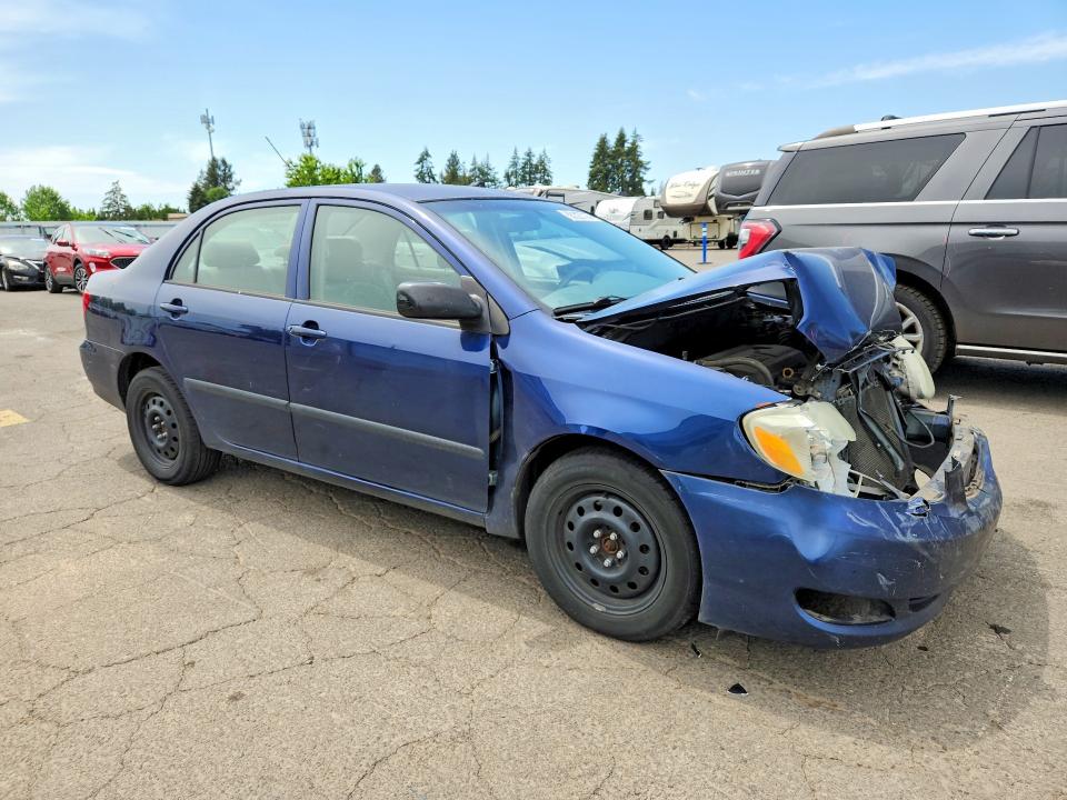 2005 Toyota Corolla VIN JTDBR32E652059705 COPART salvage auction — FRONT END, Or - Salvage Title Certificate, sold $125 on 2026-07-27 (photo 4)