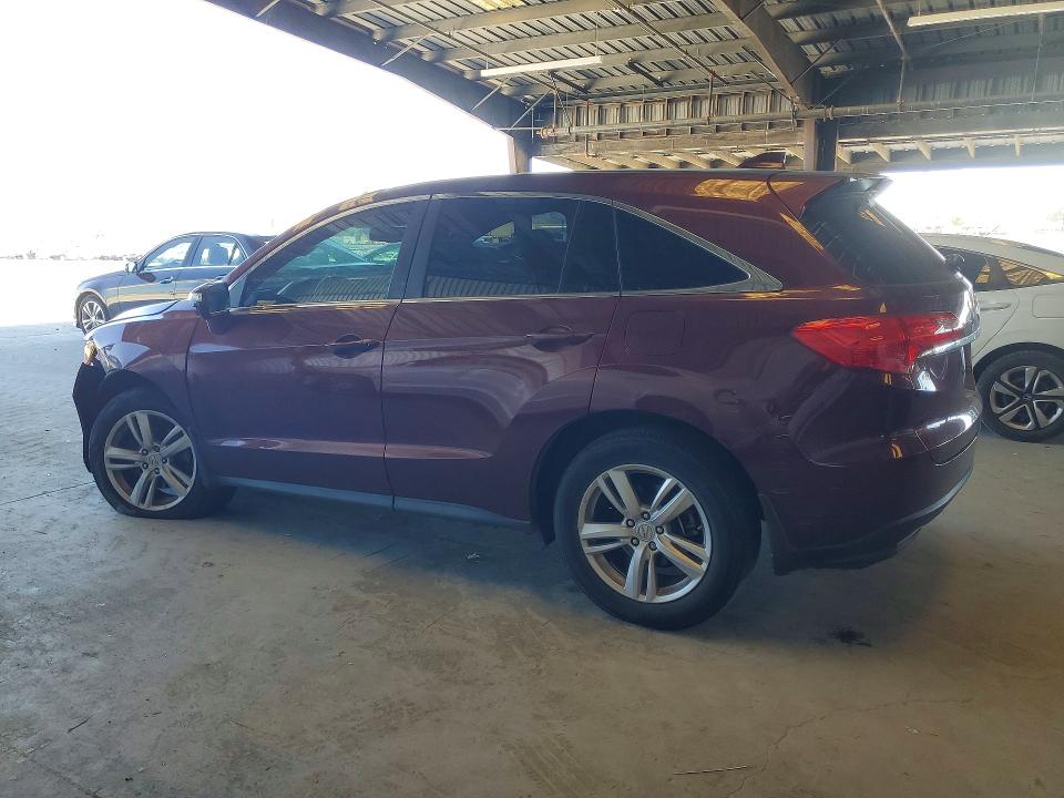 2013 Acura Rdx VIN 5J8TB3H31DL004488 COPART salvage auction — FRONT END, Ca - Salvage Certificate, sold $725 on 2026-07-09 (photo 2)