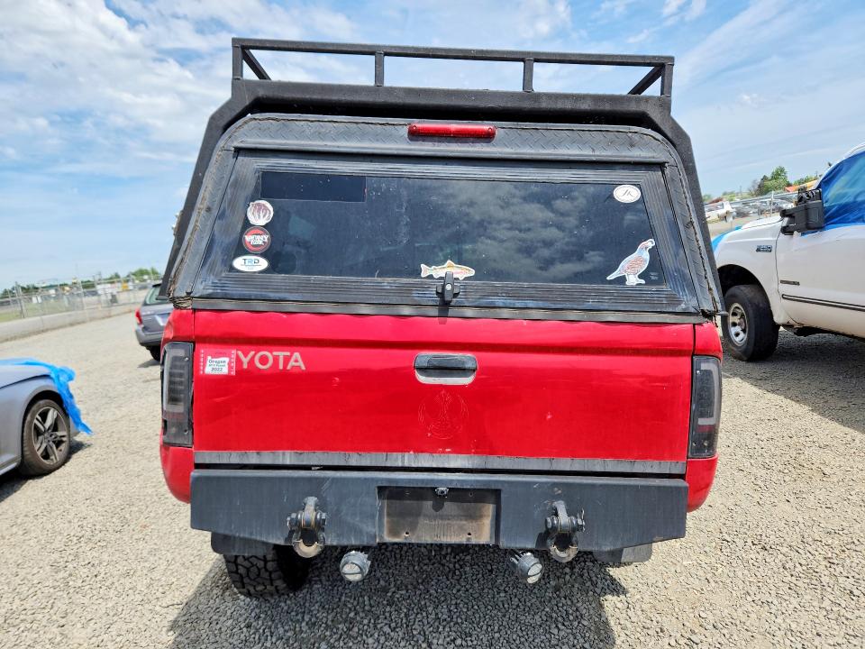 2002 Toyota Tacoma VIN 5TEWN72N72Z892540 COPART salvage auction — FRONT END, Or - Salvage Title Certificate, sold $4,000 on 2026-07-07 (photo 6)