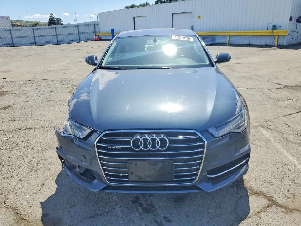 2016 Audi A6 VIN WAUFMAFCXGN081833 COPART salvage auction — FRONT END, Ca - Salvage Certificate, sold $6,500 on 2026-07-31 (photo 5)