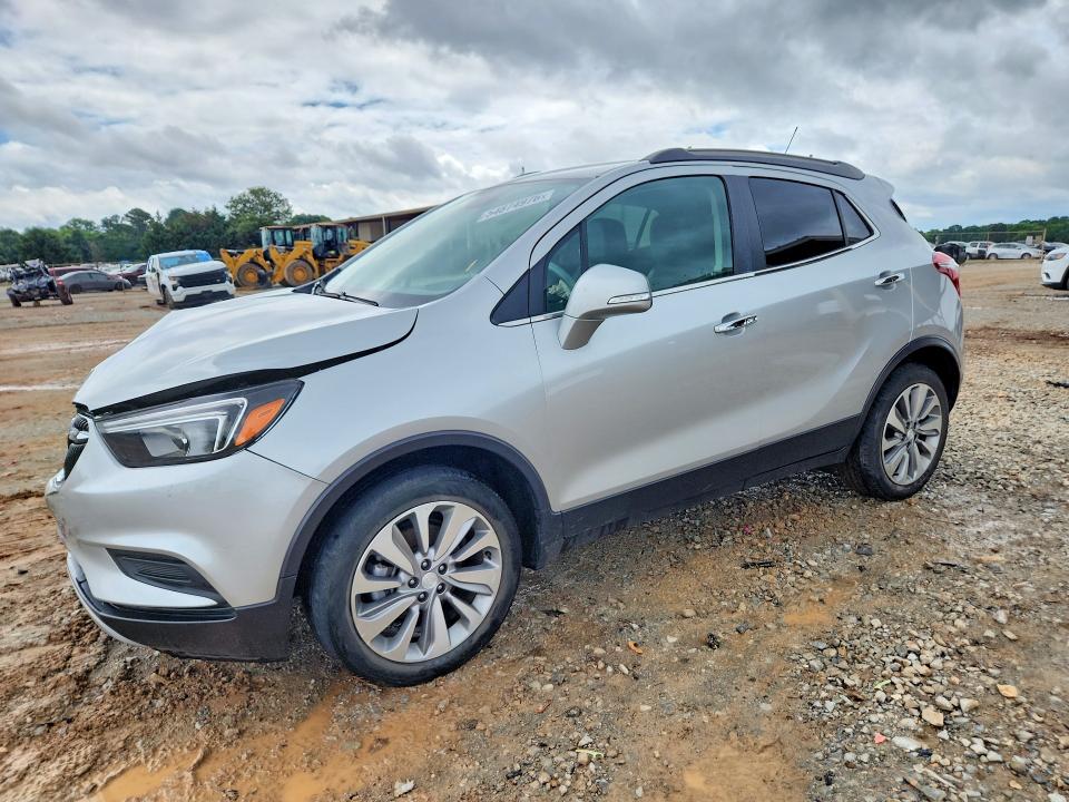 2018 Buick Encore VIN KL4CJASBXJB619266 COPART salvage auction — FRONT END, Al - Cert Of Title-Salvage Title, sold $3,200 on 2026-07-15 (photo 1)
