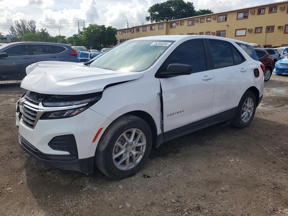 2024 Chevrolet Equinox VIN 3GNAXHEG8RL233068 COPART salvage auction — FRONT END, Fl - Cert Of Title Slvg Rebuildable, sold $4,400 on 2026-07-02 (photo 1)