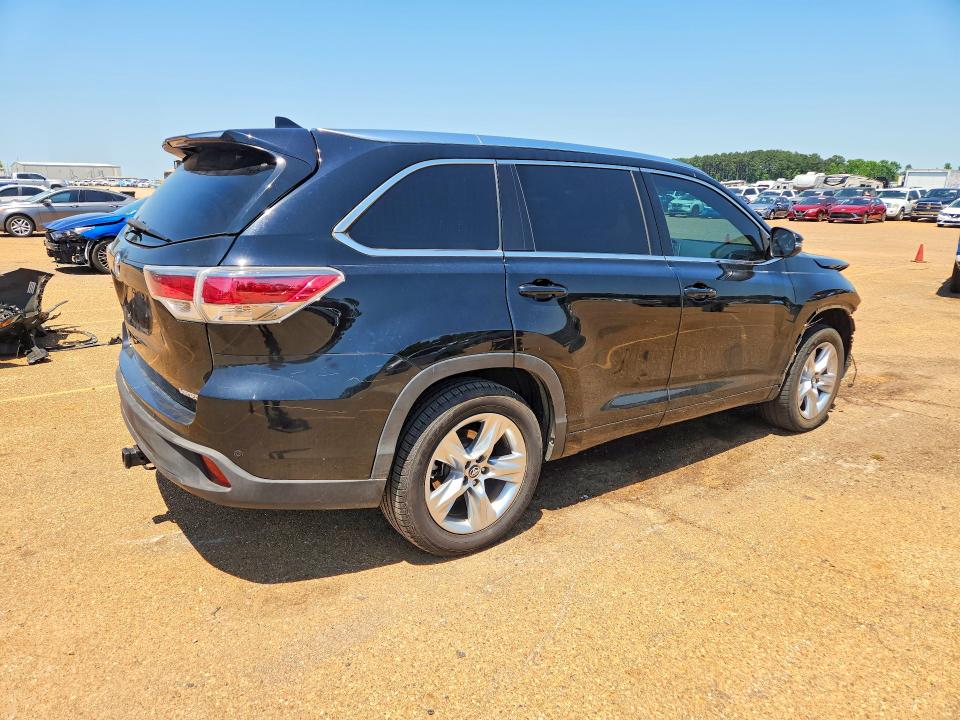 2016 Toyota Highlander VIN 5TDYKRFH0GS147165 COPART salvage auction — FRONT END, TX - SALVAGE VEHICLE TITLE, sold $1,600 on 2026-07-20 (photo 3)