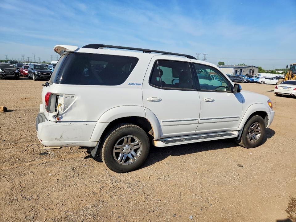 2007 Toyota Sequoia VIN 5TDBT48A17S278529 COPART salvage auction — REAR END, Il - Salvage Certificate, sold $1,150 on 2026-07-07 (photo 3)