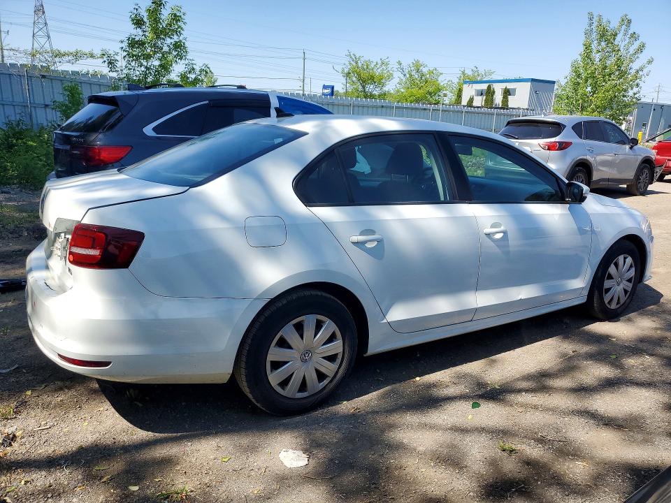 2016 Volkswagen Jetta VIN 3VW267AJ2GM419771 COPART salvage auction — REAR END, On - Permit No Brand - Unfit, sold $5,200 on 2026-07-02 (photo 3)
