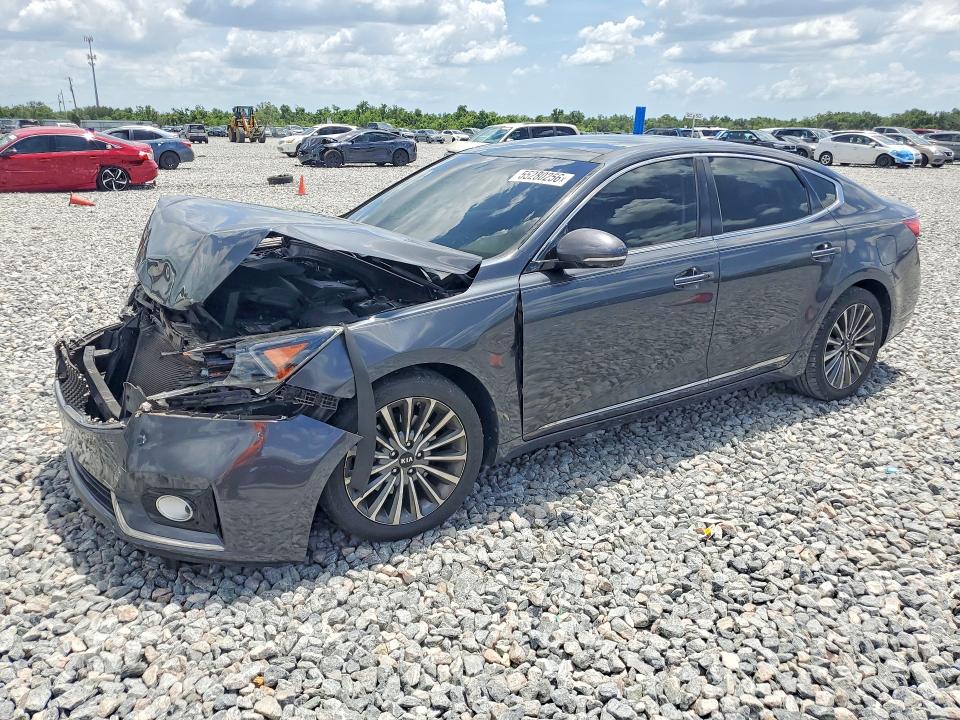 2017 Kia Cadenza VIN KNALC4J13H5090792 COPART salvage auction — FRONT END, Fl - Cert Of Title Slvg Rebuildable, sold $1,750 on 2026-07-17 (photo 1)