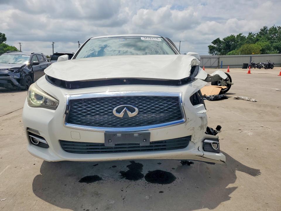 2017 Infiniti VIN JN1EV7AP6HM738260 COPART salvage auction — FRONT END, Tx - Salvage Vehicle Title, sold $2,000 on 2026-07-23 (photo 5)