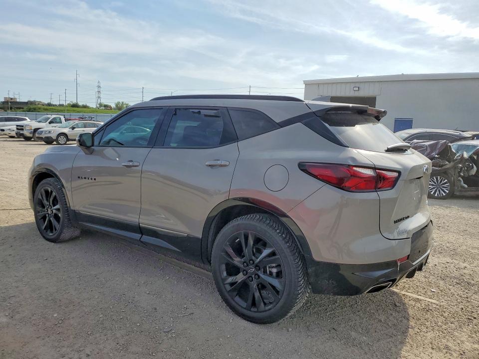 2021 Chevrolet Blazer VIN 3GNKBKRS2MS529846 COPART salvage auction — HAIL, Id - Salvage Certificate Of Title, sold $4,600 on 2026-07-29 (photo 2)