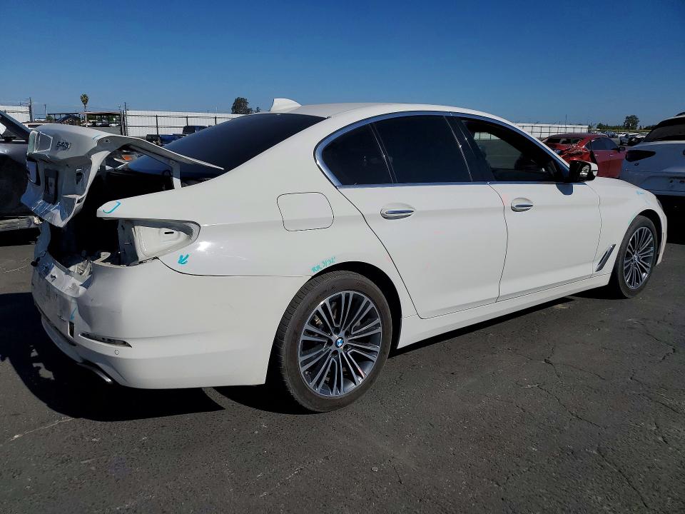 2018 BMW 5er VIN WBAJE5C58JWA97277 COPART salvage auction — REAR END, Ca - Salvage Certificate, sold $10,500 on 2026-07-20 (photo 3)