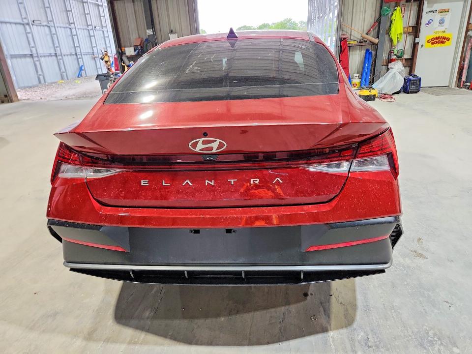 2025 Hyundai Elantra VIN KMHLS4DG9SU953156 COPART salvage auction — FRONT END, Mo - Salvage Certificate Of Title, sold $4,500 on 2026-07-14 (photo 6)