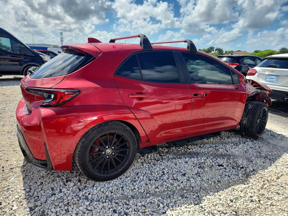 2024 Toyota Corolla VIN JTNABAAE9RA013198 COPART salvage auction — FRONT END, Ca - Salvage Certificate, sold $5,300 on 2026-07-02 (photo 3)