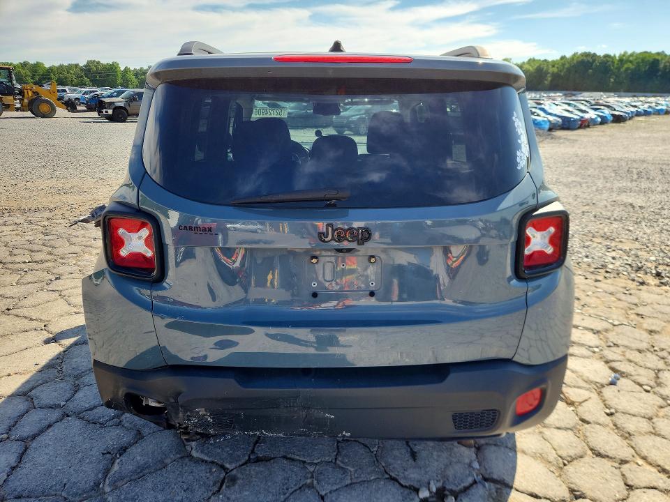 2017 Jeep Renegade VIN ZACCJABB9HPG64754 COPART salvage auction — UNDERCARRIAGE, TN - SALVAGE CERTIFICATE, sold $2,300 on 2026-07-28 (photo 6)